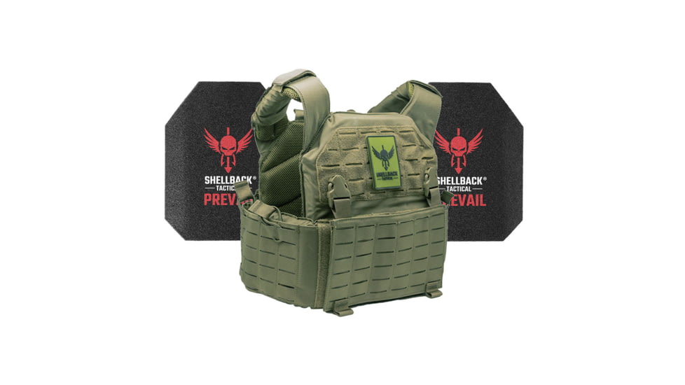 Shellback Tactical Rampage 2.0 Level III Steel Plates Armor Kit, Ranger Green, One Size, SBT-9031-AR1000-RG