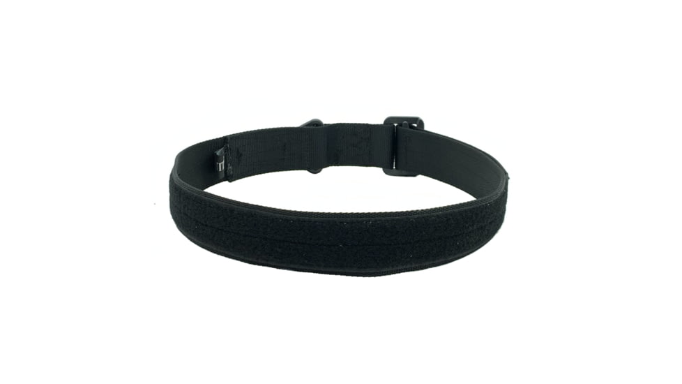 Shellback Tactical Riggers Belt w/ Hook-and-loop Buckle, Black, Large, SBT-8000-BK-LG
