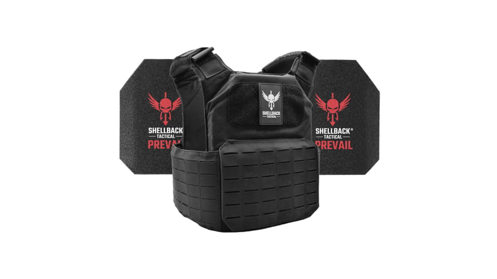 Shellback Tactical Shield 2.0 Level III Steel Plates Armor Kit, Black, One Size, SBT-9011-AR1000-BK