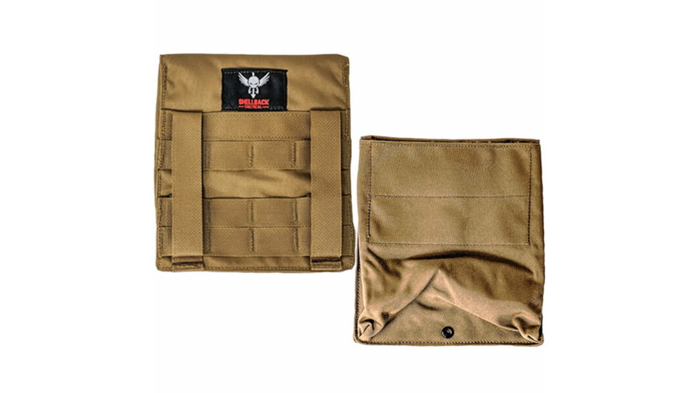 Shellback Tactical Side Plate Pockets 2.0, Set of 2, Coyote, One Size, SBT-7090-CT