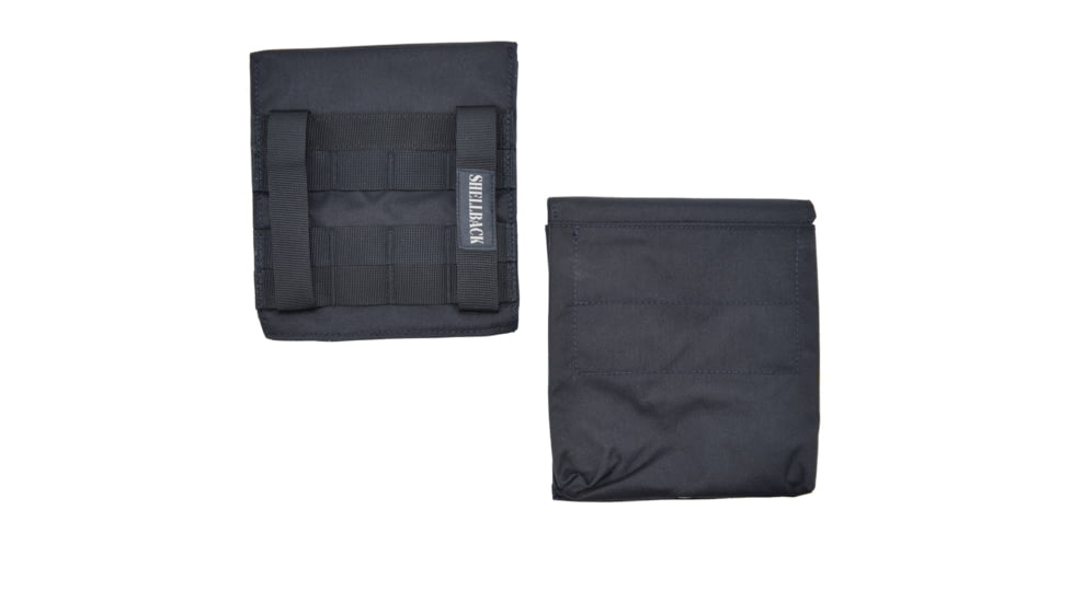 Shellback Tactical Side Plate Pockets 2.0, Set of 2, Navy Blue, One Size, SBT-7090-NB