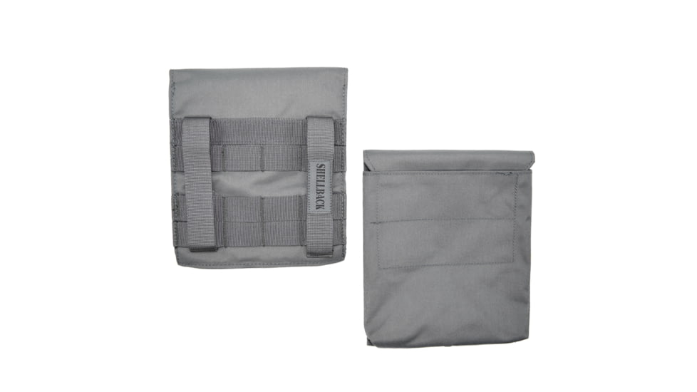 Shellback Tactical Side Plate Pockets 2.0, Set of 2, Wolf Grey, One Size, SBT-7090-WG