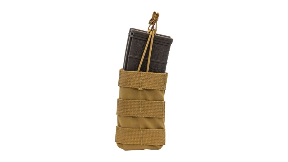 Shellback Tactical Single Stacker M4 Open Top Rifle Mag Pouch, Coyote, One Size Fits Most GSA-M4SSOMP-CT