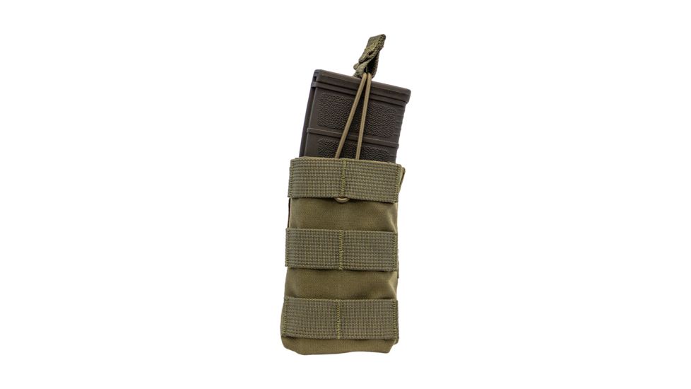 Shellback Tactical Single Stacker M4 Open Top Rifle Mag Pouch, Ranger Green, One Size Fits Most GSA-M4SSOMP-RG