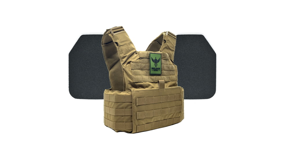 Shellback Tactical Skirmish Body Armor Kit with Level III+ Model P5mmSAO Plates, Coyote, One Size, SBT-9020-P5MM-CT