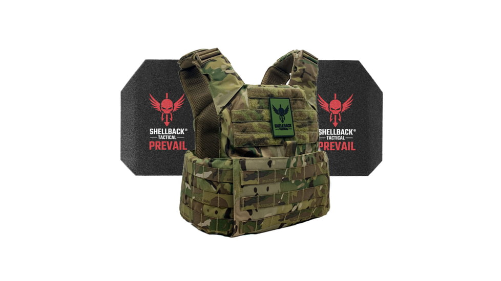 Shellback Tactical Skirmish Level III Steel Plates Armor Kit, Multicam, One Size, SBT-9020-AR1000-MC