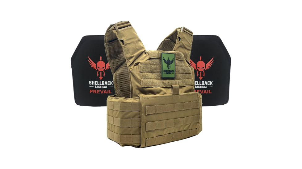 Shellback Tactical Skirmish Lightweight Level III Armor System, Coyote, One Size, SBT-9020-LON-III-P-CT