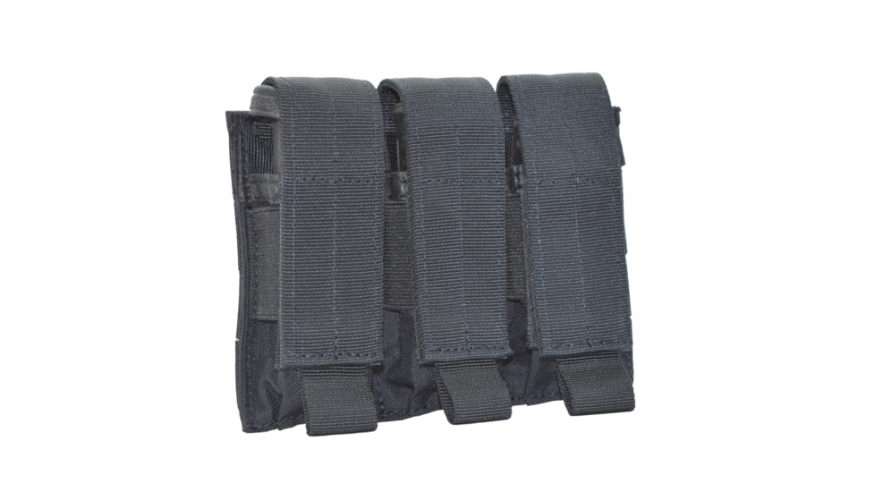 Shellback Tactical Triple Pistol Mag Pouch, Molle compatible, Navy Blue, One Size, SBT-6000-NB