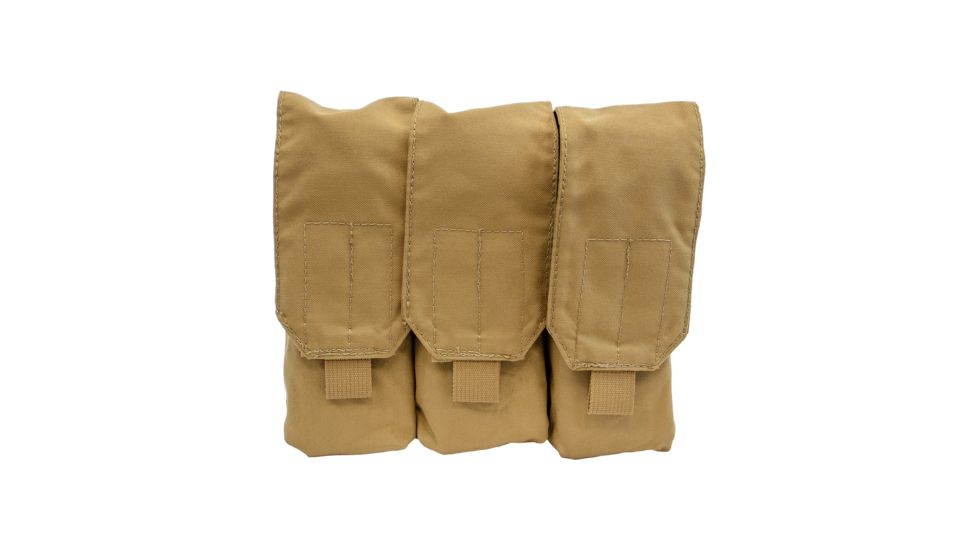 Shellback Tactical Triple Stacker M4 Rifle Mag Pouch, Coyote, One Size Fits Most GSA-M4TSMP-CT