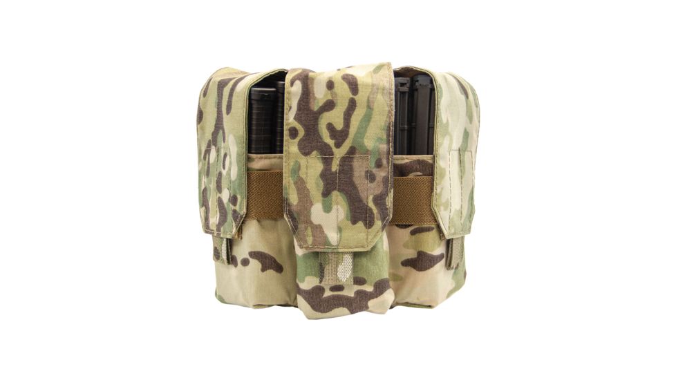 Shellback Tactical Triple Stacker M4 Rifle Mag Pouch, Multicam, One Size Fits Most GSA-M4TSMP-MC