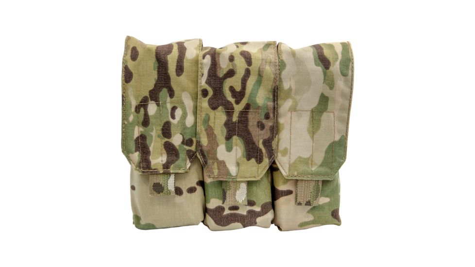Shellback Tactical Triple Stacker M4 Rifle Mag Pouch, Multicam, One Size Fits Most GSA-M4TSMP-MC