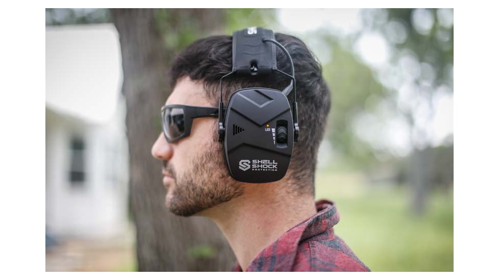 Shellshock Protection EXO Pro Elite Electronic Protective Ear Muffs