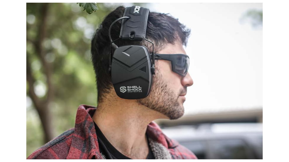 Shellshock Protection EXO Pro Elite Electronic Protective Ear Muffs