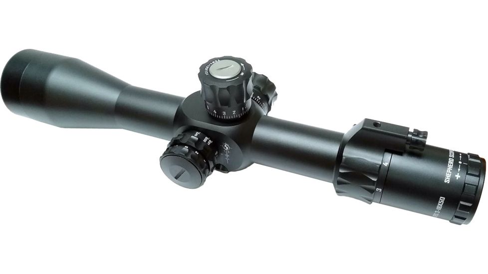 Shepherd Scopes 3-18x50mm BRS-1 Rifle Scopes, 34mm, FFP, BRS-1, Black Anodized, BRS31810