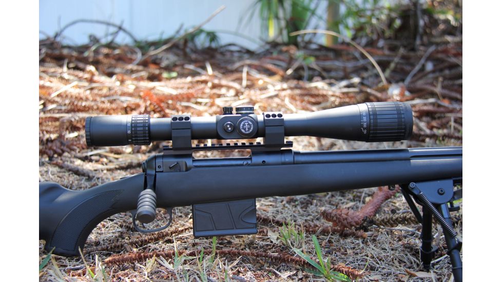 Shepherd Scopes Dual Reticle 6-18x50 V1, Black anodized, Small DRS TAC 6-18x42 V1