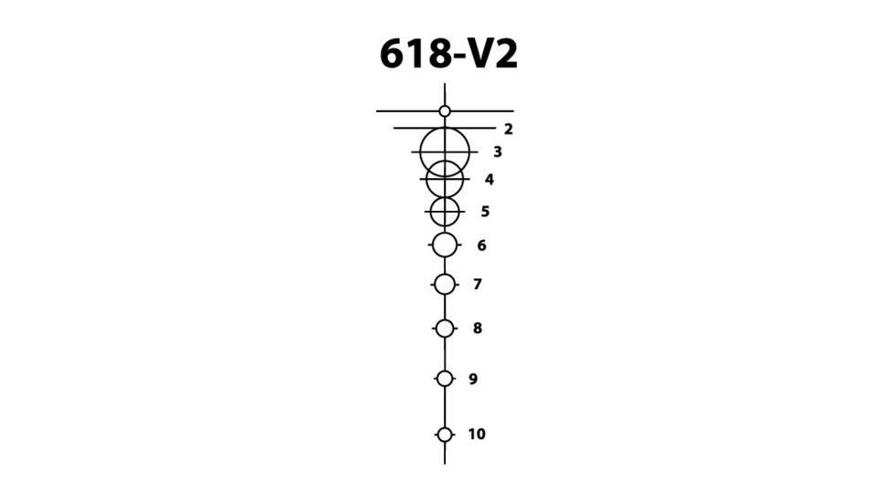 Shepherd Scopes Dual Reticle Rifle Scope 6-18x42 V2, Black anodized, Small, DRS0043