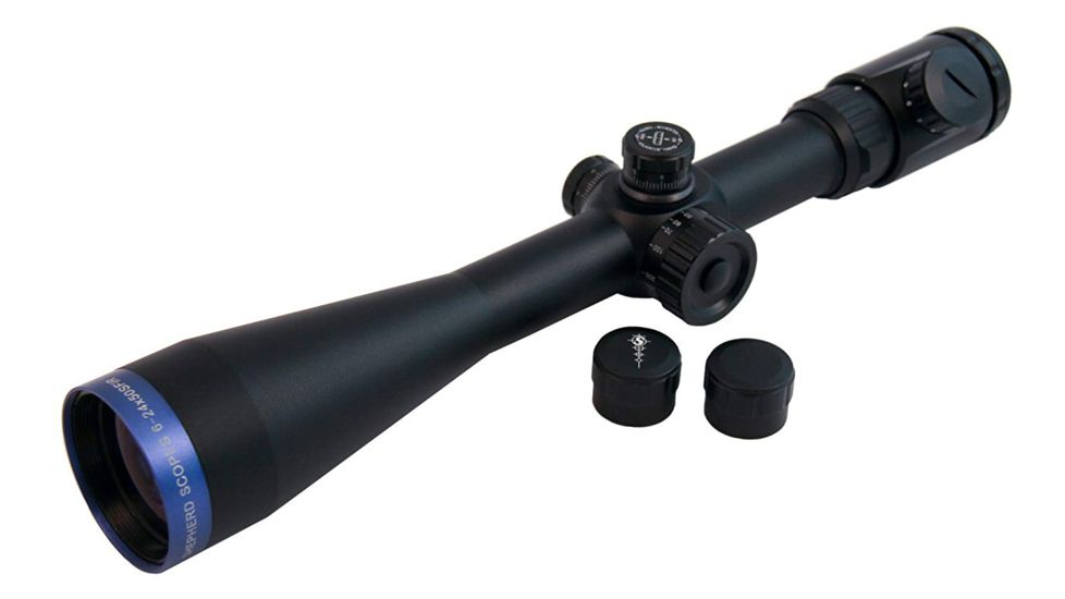 Shepherd Scopes Rogue Series SCSO SFP 2.5-10x50 Crosshair Reticle Rifle Scope, Black, CSO0003