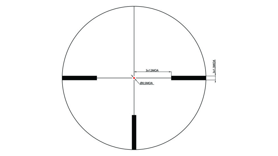 Shepherd Scopes Series 3-12x56 R1, Black Anodized, 4080SAL.312CH