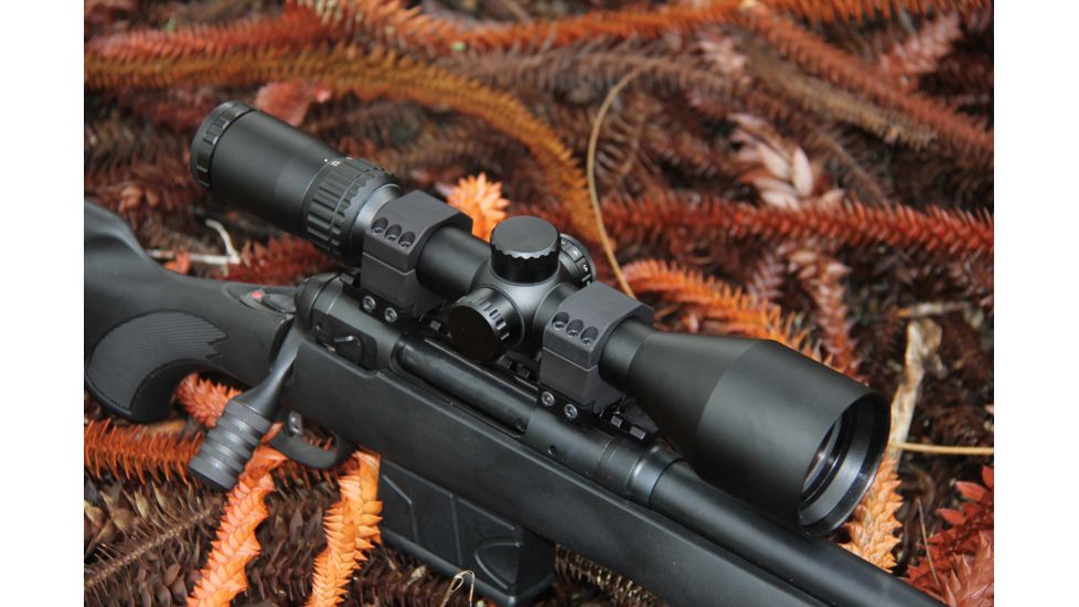 Shepherd Scopes Series 3-12x56 R1, Black Anodized, 4080SAL.312CH
