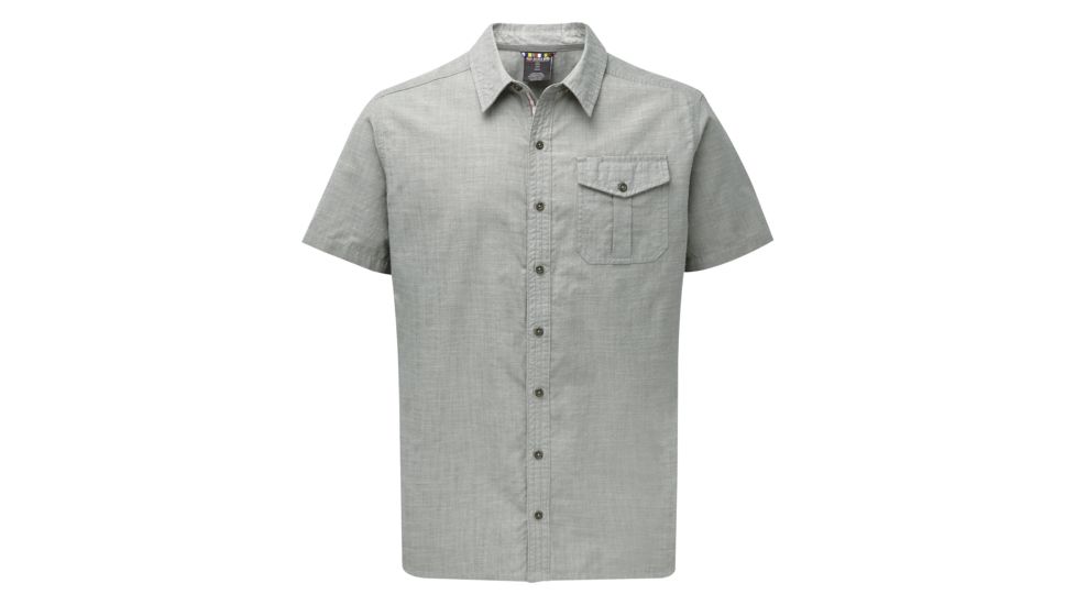 Sherpa Lokta Short Sleeve Shirt - Mens, Monsoon Grey, Small, SM3128-MONSOON GREY-S