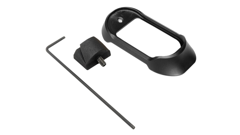 Shield Arms Glock 43X/48 Gen 1/2 Aluminum Premium Magwell, S15 Magazine, Anodized, Black, G43X48MAGWELLPRMBLK