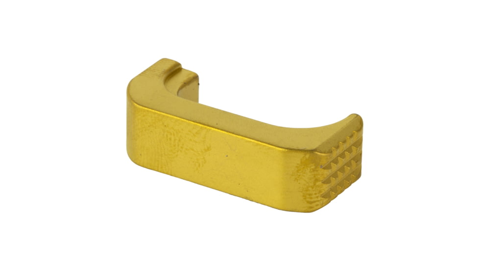Shield Arms Premium Mag Release, For Glock 43X/48, Anodized Finish, Gold, Right Hand Only G43X-PRM-GLD-RH