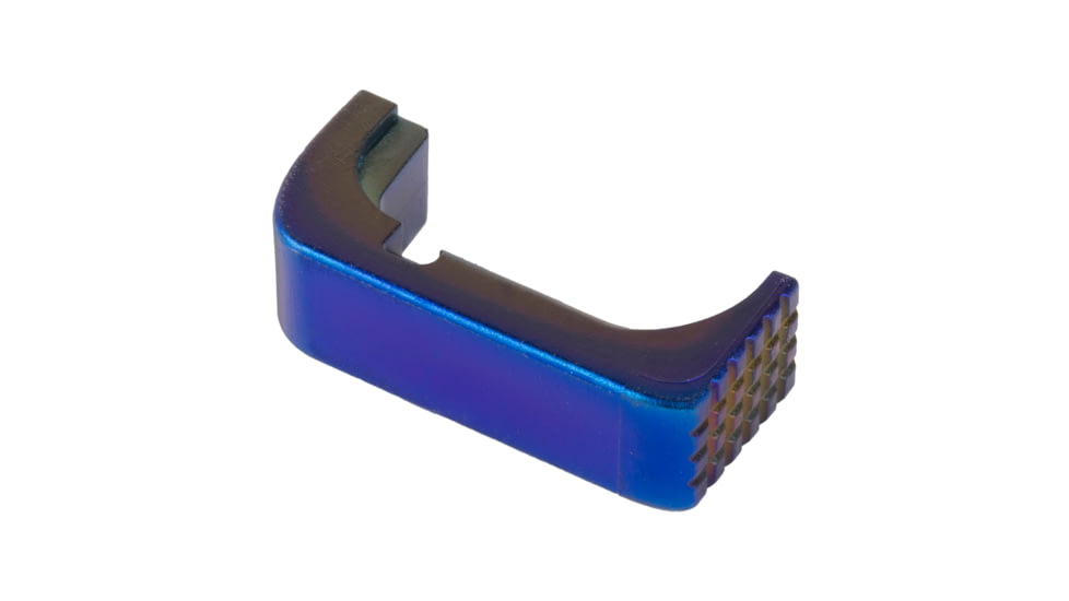 Shield Arms Magazine Catch/Release, Fits Glock 43X/48, Blue, G43X-EMR-BLUE