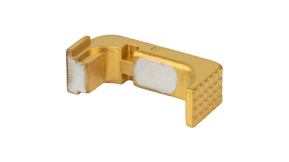 Shield Arms Magazine Catch/Release, Fits Glock 43X/48, Gold, G43X-EMR-GOLD