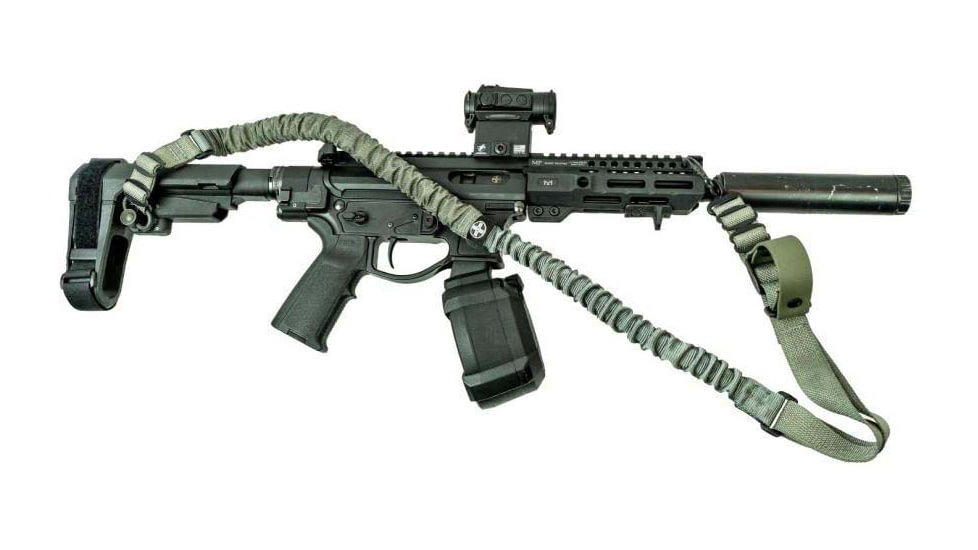 Shield Arms Partisan Nylon Adjustable Two-Point Sling, Foliage w/ Kevlar Loops, SG-PSLNG-KL-FOL