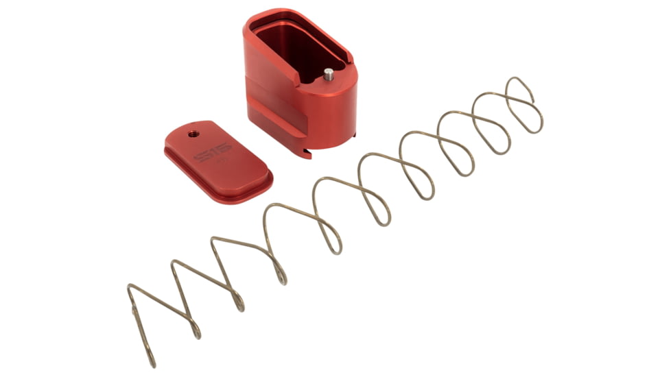 Shield Arms S15 5-Rounds Pistol Magazine Extension, Red, SAS15ME5RED-5RD
