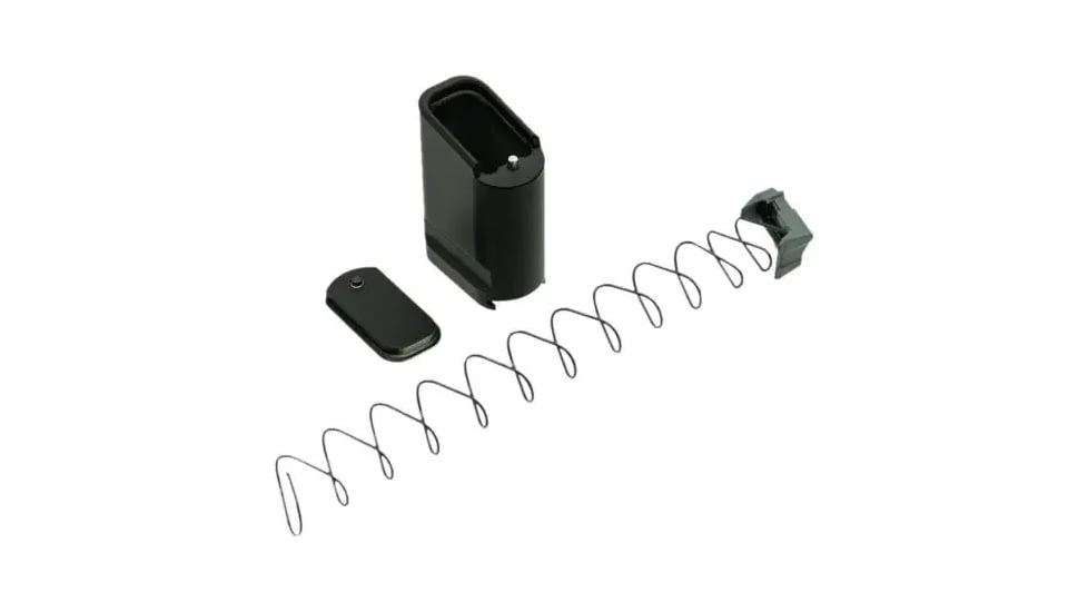 Shield Arms S15 9mm +10 Rounds Magazine Extension, Black, 10, SAS15ME10BLK