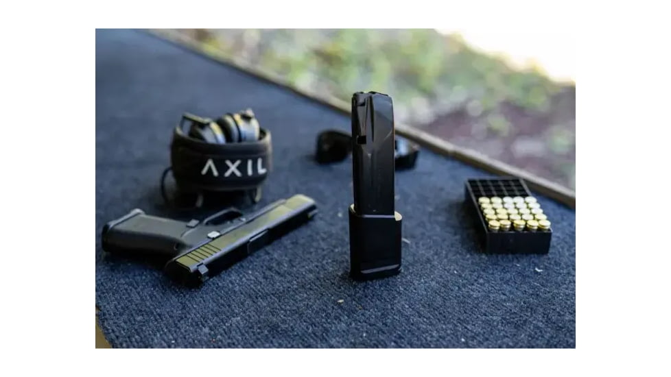 Shield Arms S15 Glock 43X/48 9mm +10 Rounds Pre-Installed Magazine Extension, Black, 10, S15ME10INSBLK