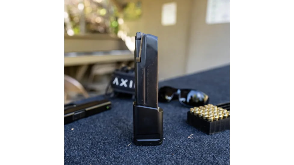 Shield Arms S15 Glock 43X/48 9mm +10 Rounds Pre-Installed Magazine Extension, Black, 10, S15ME10INSBLK