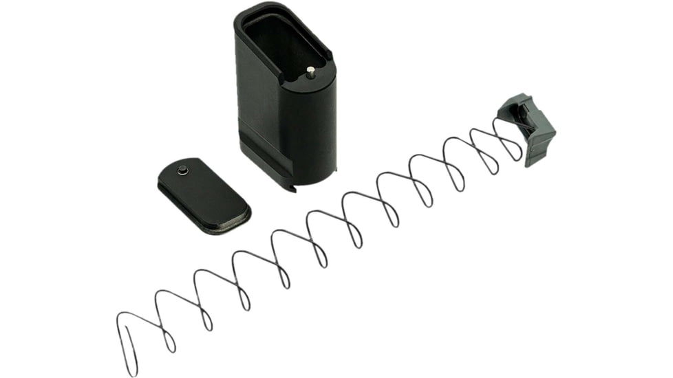 Shield Arms S15 Glock 43X/48 9mm +10 Rounds Pre-Installed Magazine Extension, Black, 10, S15ME10INSBLK