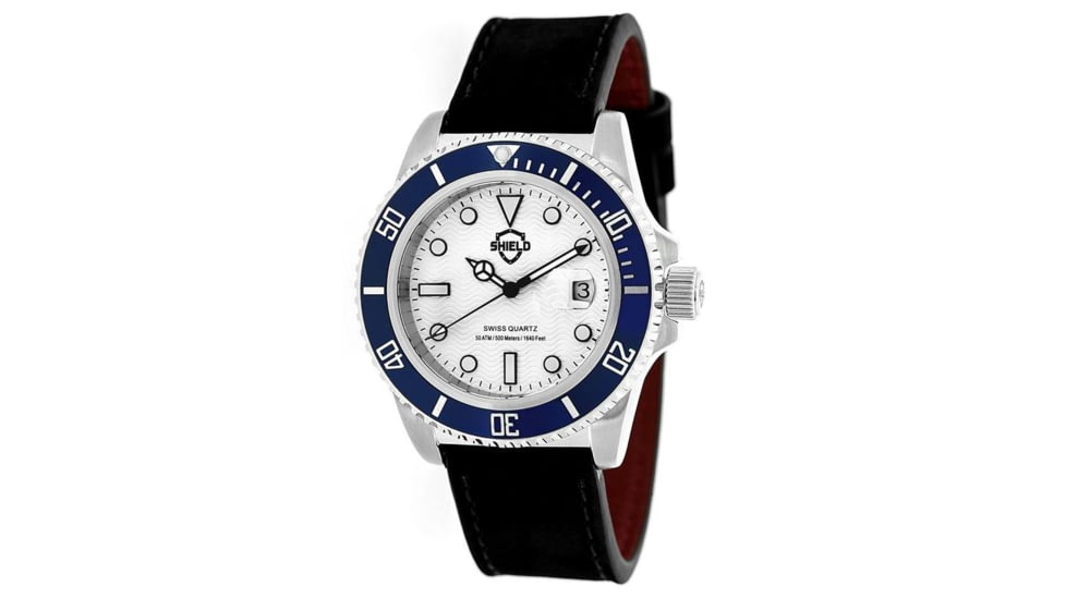 Shield Sh0802 Cousteau Mens Watch, Black SLDSH0802
