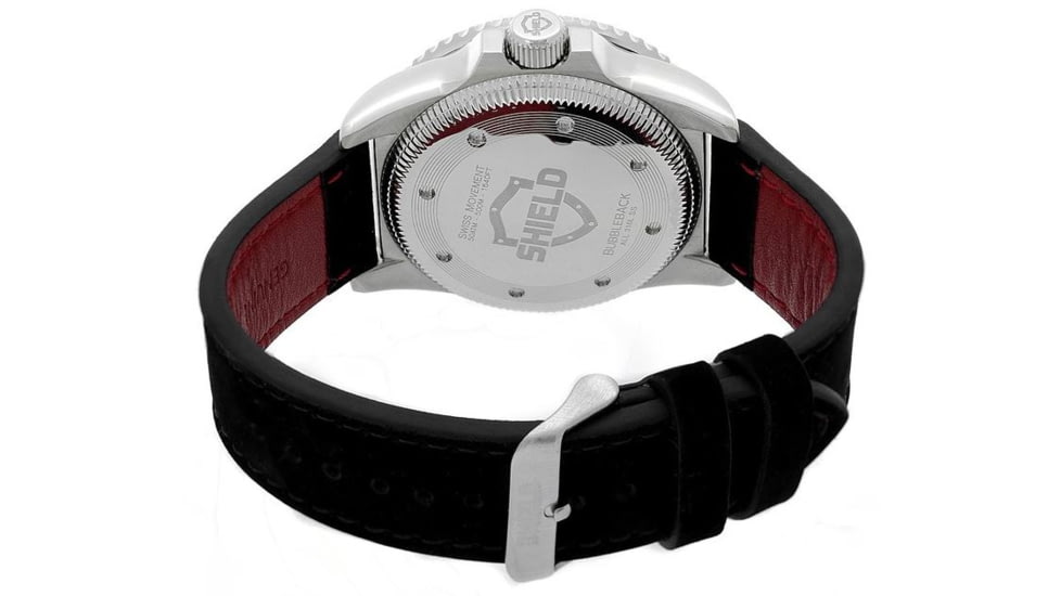 Shield Sh0804 Cousteau Mens Watch, Black SLDSH0804