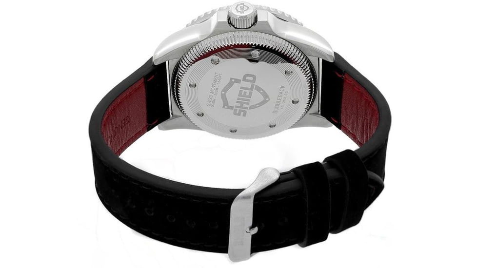 Shield Sh0805 Cousteau Mens Watch, Black SLDSH0805