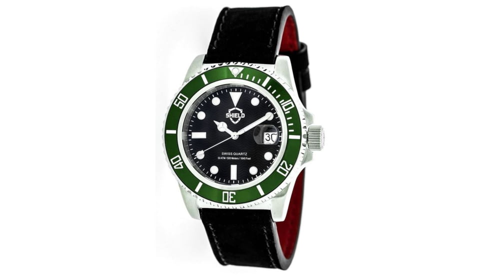 Shield Sh0807 Cousteau Mens Watch, Black SLDSH0807