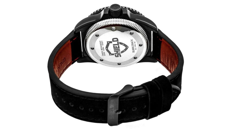 Shield Sh0808 Cousteau Mens Watch, Black SLDSH0808