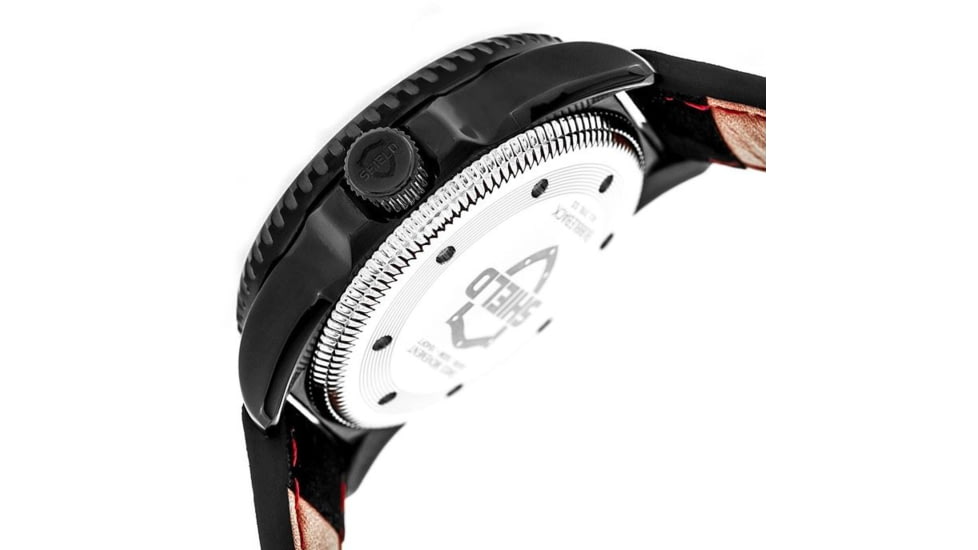 Shield Sh0808 Cousteau Mens Watch, Black SLDSH0808