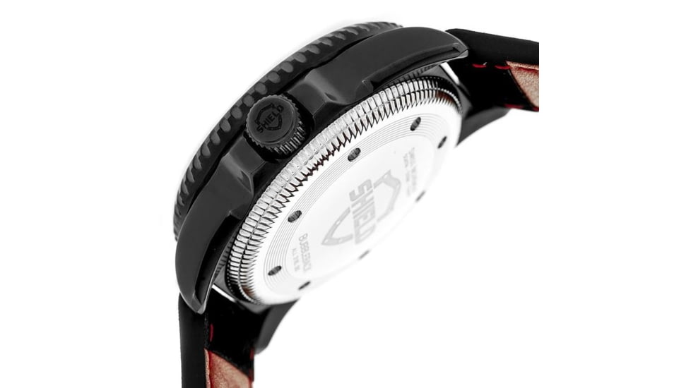 Shield Sh0809 Cousteau Mens Watch, Black SLDSH0809