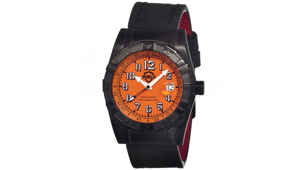 Shield Jarrod Mens Watch, Black-Orange SLDSH0406