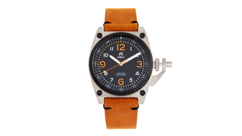 Shield Pascal Diver Watch - Mens, Black/Brown, One Size, SLDSH102-4