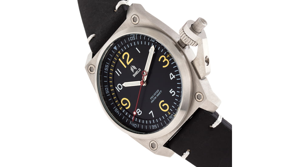 Shield Pascal Diver Watch - Mens, Black/Silver, One Size, SLDSH102-1