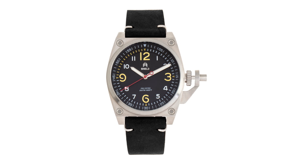 Shield Pascal Diver Watch - Mens, Black/Silver, One Size, SLDSH102-1