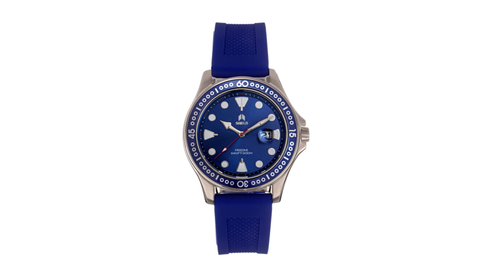 Shield Shield Freedive Strap Watch w/Date, Navy, One Size, SLDSH115-4