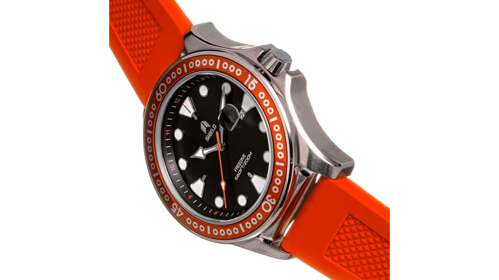 Shield Shield Freedive Strap Watch w/Date, Orange, One Size, SLDSH115-2