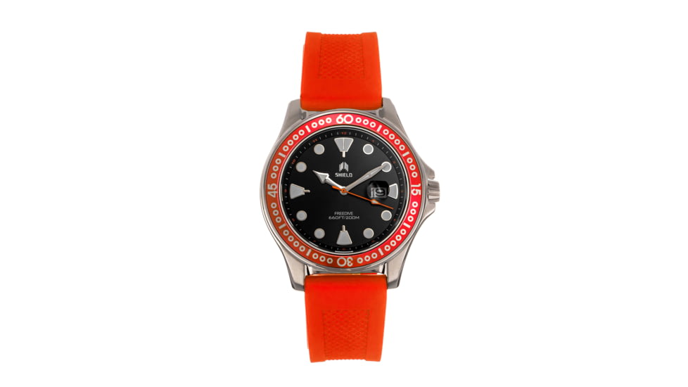 Shield Shield Freedive Strap Watch w/Date, Orange, One Size, SLDSH115-2