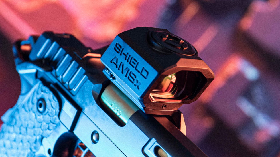 Shield Sights AMSx Reflex Red Dot Sight, Black, 4 MOA Dot Reticle, NSN 1240-99-616-3277, AMSx-4MOA