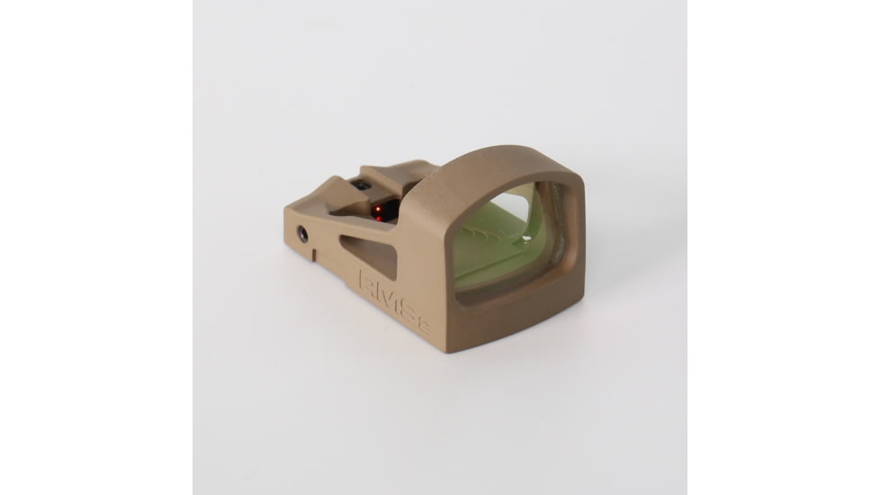 Shield Sights Compact Reflex Mini Red Dot Sight 2.0, 4 MOA Dot Reticle, RMS2-4MOA Glass Lens, FDE, RMS2-8-Moa-G-FDE